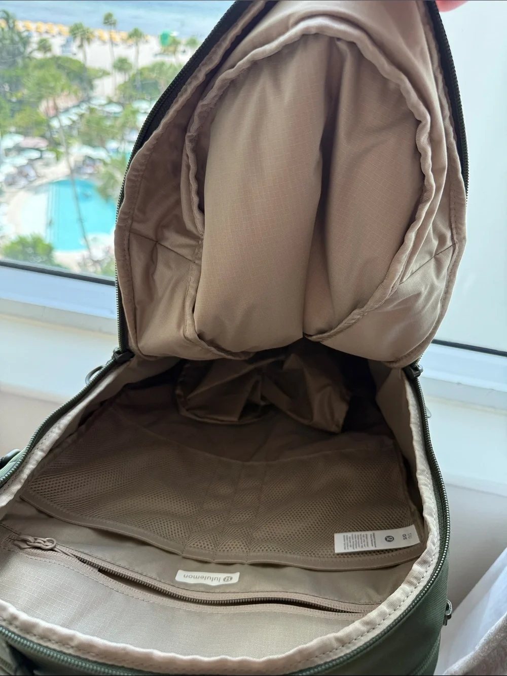 Lululemon Scuba Backpack 32L Paracord Oil Grey Lime Wacky Khaki NWT